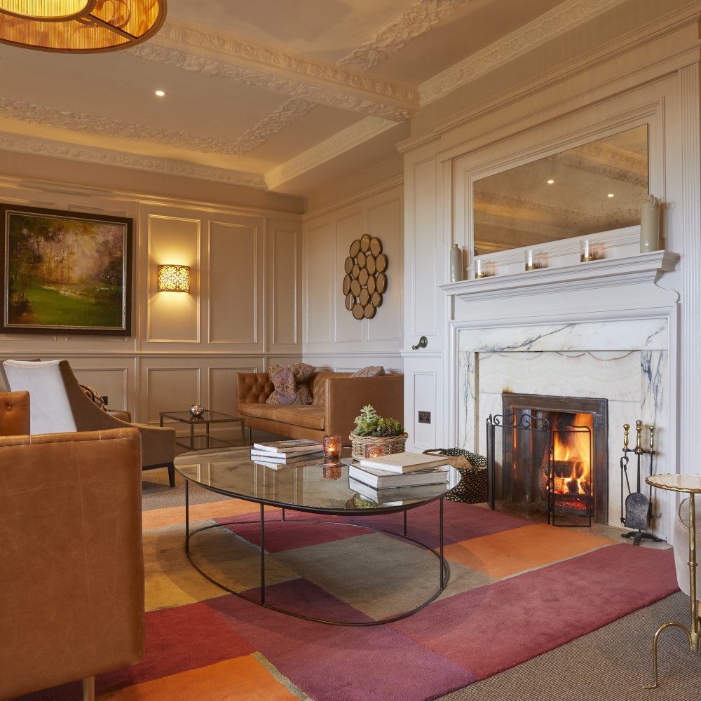 Foxhill Manor  - Living Room image with fireplace 