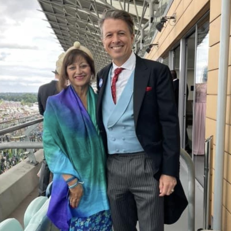 Male and female at Royal Ascot