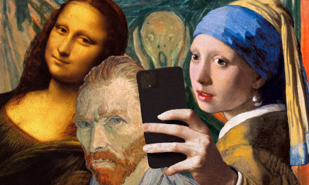 Art selfies