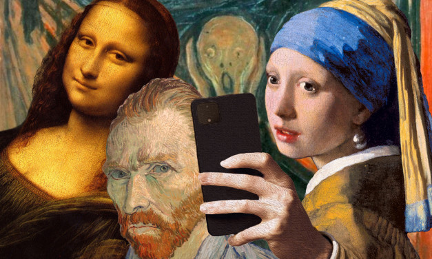 Art selfies